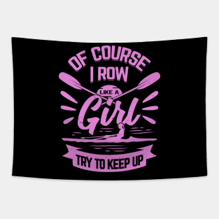 Rowing Girl Rower Gift Tapestry