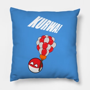 Kurwa! - A Polandball Movie Pillow