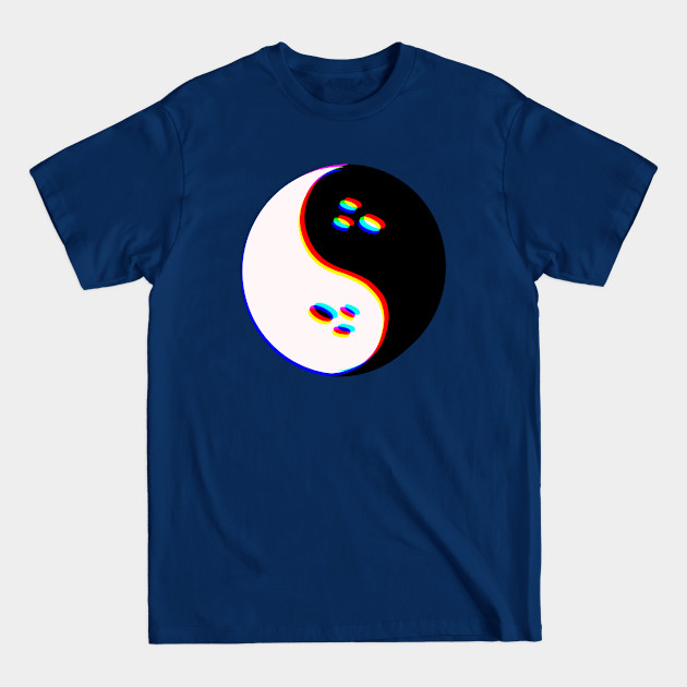 Discover Spooky Yin Yang 3D - Spooky - T-Shirt