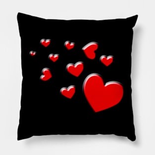 Valentine Hearts Pillow