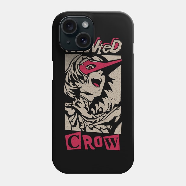 Wanted Crow Phone Case by merch.x.wear