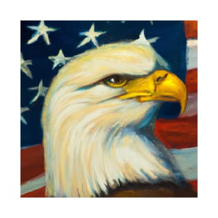 American Flag and Bald Eagle 4 T-Shirt