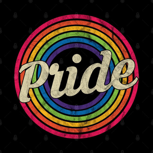 Pride - Retro Rainbow Faded-Style by MaydenArt