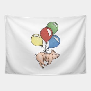 Balloon Piggy Tapestry