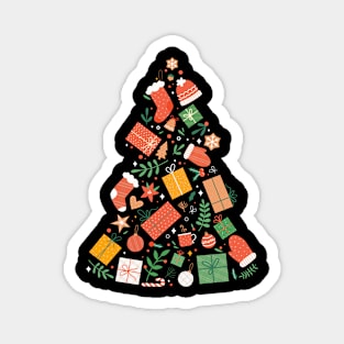 Christmas Tree Presents Magnet