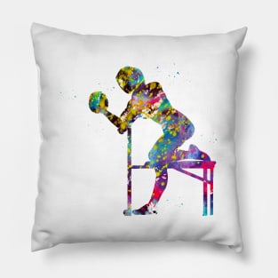 Female Bodybuilder Pillow