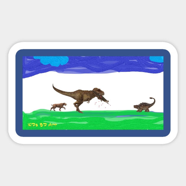 Stickers 3d Children Dinosaurs, Stickers Animals Dinosaurs