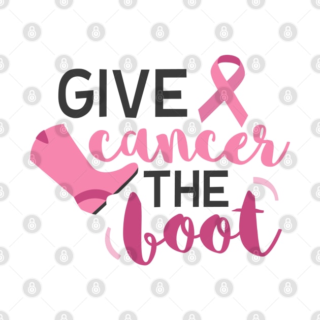 Give Cancer The Boot by TinPis