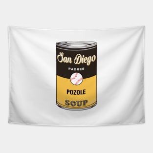 San Diego Padres Soup Can Tapestry