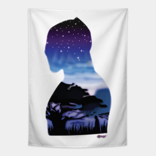 All The Stars Tapestry by G9Design