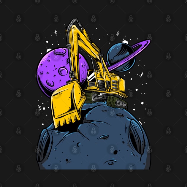 Funny Excavator Galaxy by damnoverload