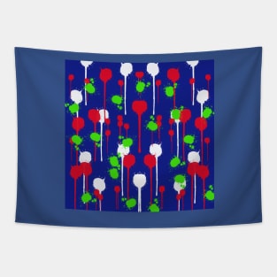 Splish Splash - Abstract Pattern Design Tapestry