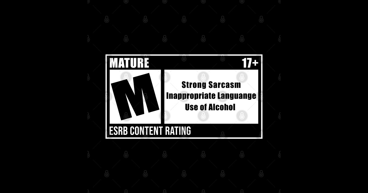 Mature Esrb Content Rating Gamer Mature Content Rating Gamer Esrb