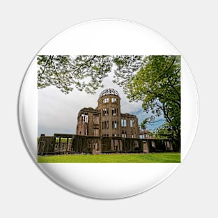 Atomic bomb dome in Hiroshima in Japan Pin