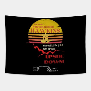 Rebuild Hawkins - Vintage Upside Down Tapestry
