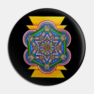 Metatron Mandala Pin