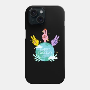 Happy Twosday 2/22/22 Phone Case