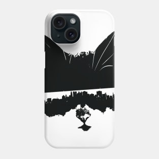 City Kitty (Subway Stop Sunglasses, Black Ink) Phone Case