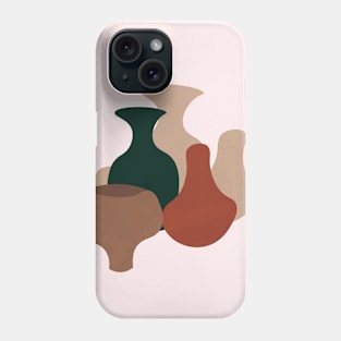 Pottery, Contemporary, Minimal, Boho Art Print Phone Case