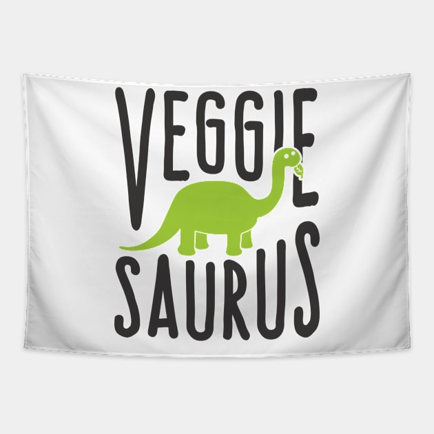 Dinosaur Vegetarian Shirt - Veggiesaurus Tapestry by redbarron