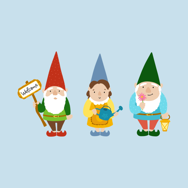 Gnome Trio by RainbowAndJackson