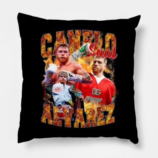 VINTAGE RETRO CANELO ALVAREZ BOOTLEG Pillow