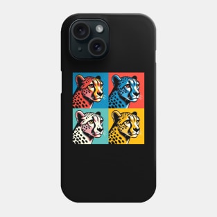 Speed of Color: Cheetah Pop Art Explosion Phone Case