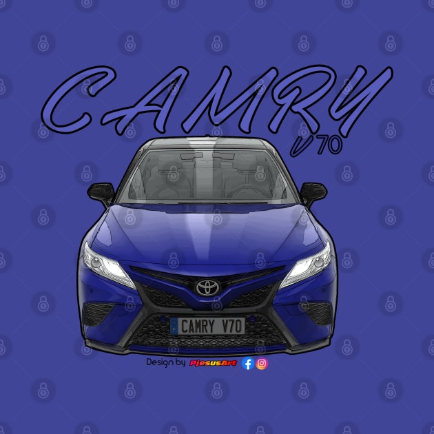 Toyota Camry V70 Blue by PjesusArt