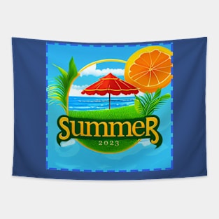 Summer Beach Tapestry