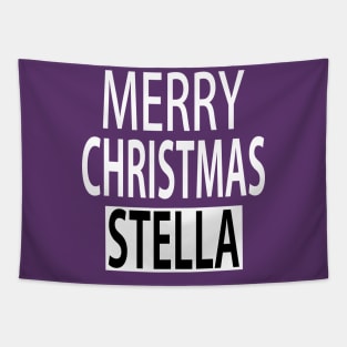 Merry Christmas Stella Tapestry