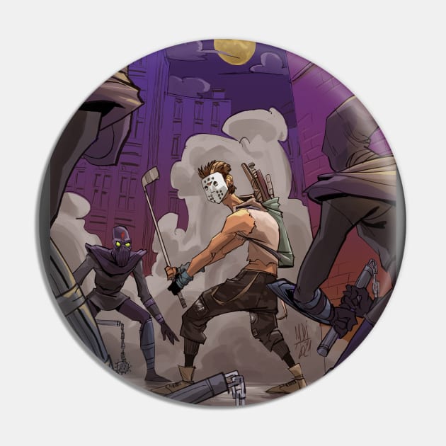 Casey Jones TMNT Pin by markodjeska