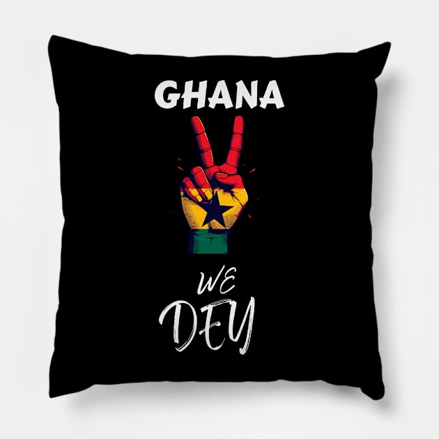 Ghana We Dey Afrocentric Pillow by Graceful Designs