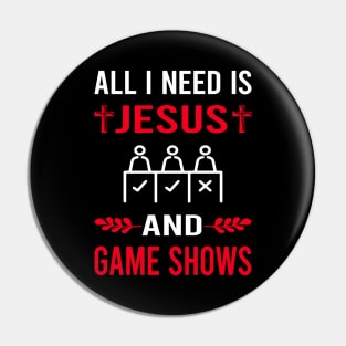 I Need Jesus And Game Shows TV Show Pin