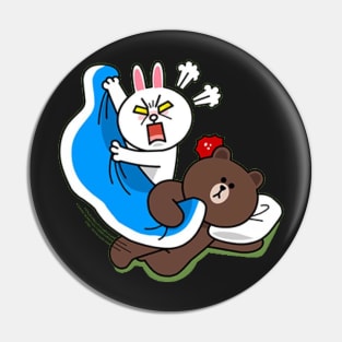 brown and cony Pin