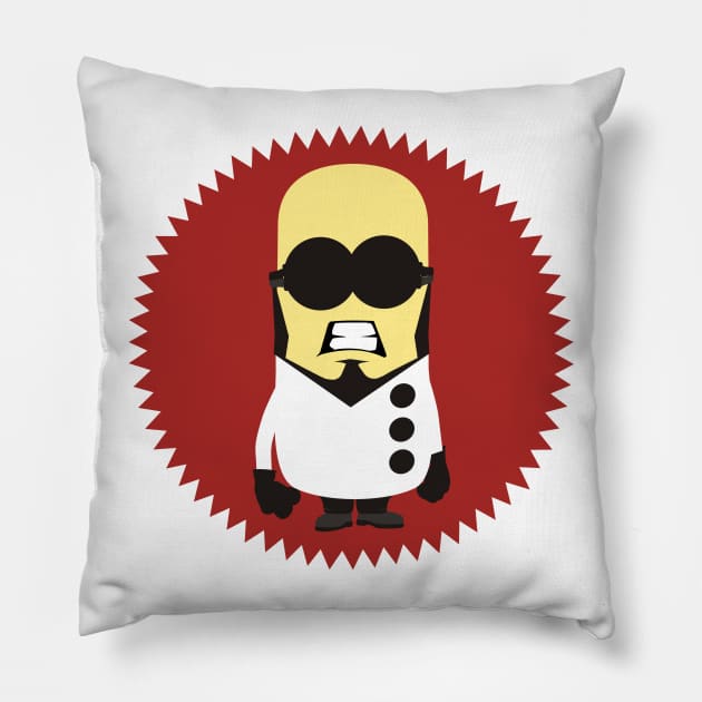 Dr. Steel minion Pillow by BeardyGraphics