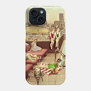 Art Deco Rooftop Chillout (Detail Edit) Phone Case