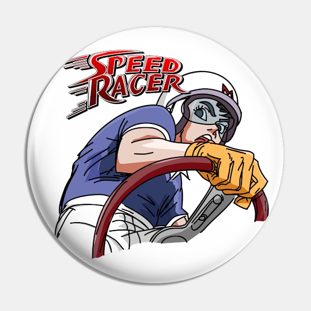 speed racer Pin by small alley co