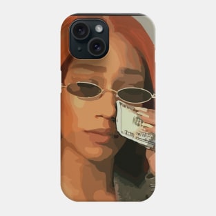 Wiping my tears with money meme Phone Case