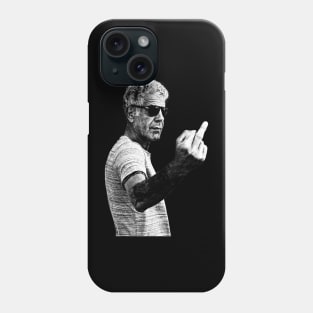 Anthony Bourdain Best Seller Middle Finger Phone Case