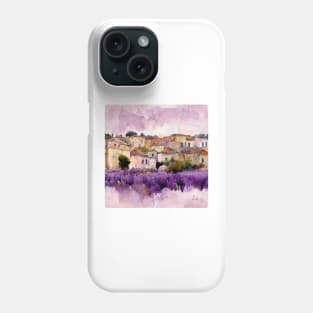 Provence watercolor Phone Case