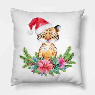 New Year Symbol 2022 - Cute  Tiger, Christmas Tiger Pillow