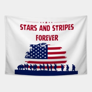 Stars And Strips Forever Tapestry