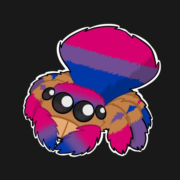 Bisexual Peacock Spider by dragonlord19