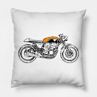 Honda Vintage Cafe Racer Pillow