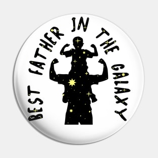 Best Father In The Galaxy Pin