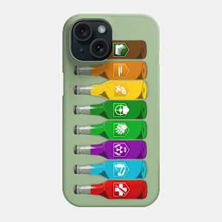 Zombie Perks Lined Up on Leaf Green Phone Case