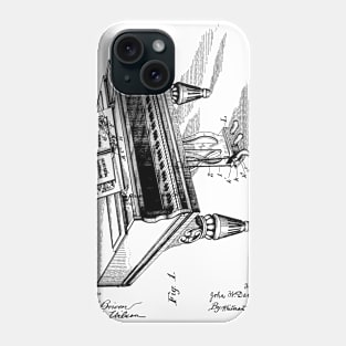 Music Leaf Turner Vintage Patent Hand Drawing Phone Case