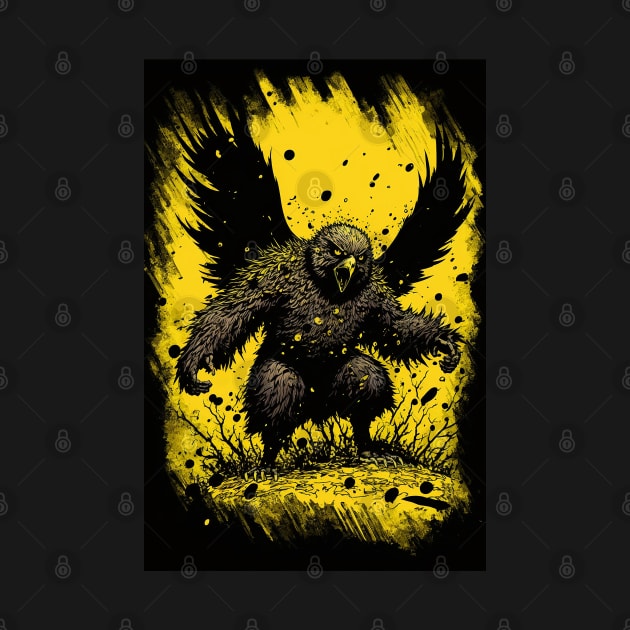 Mörk Borg Bestiary - Owlbear by DodgyDogma