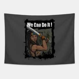 Michonne: We Can Do It! Tapestry