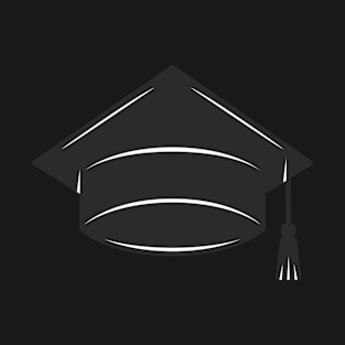 Graduation cap sticker. T-Shirt